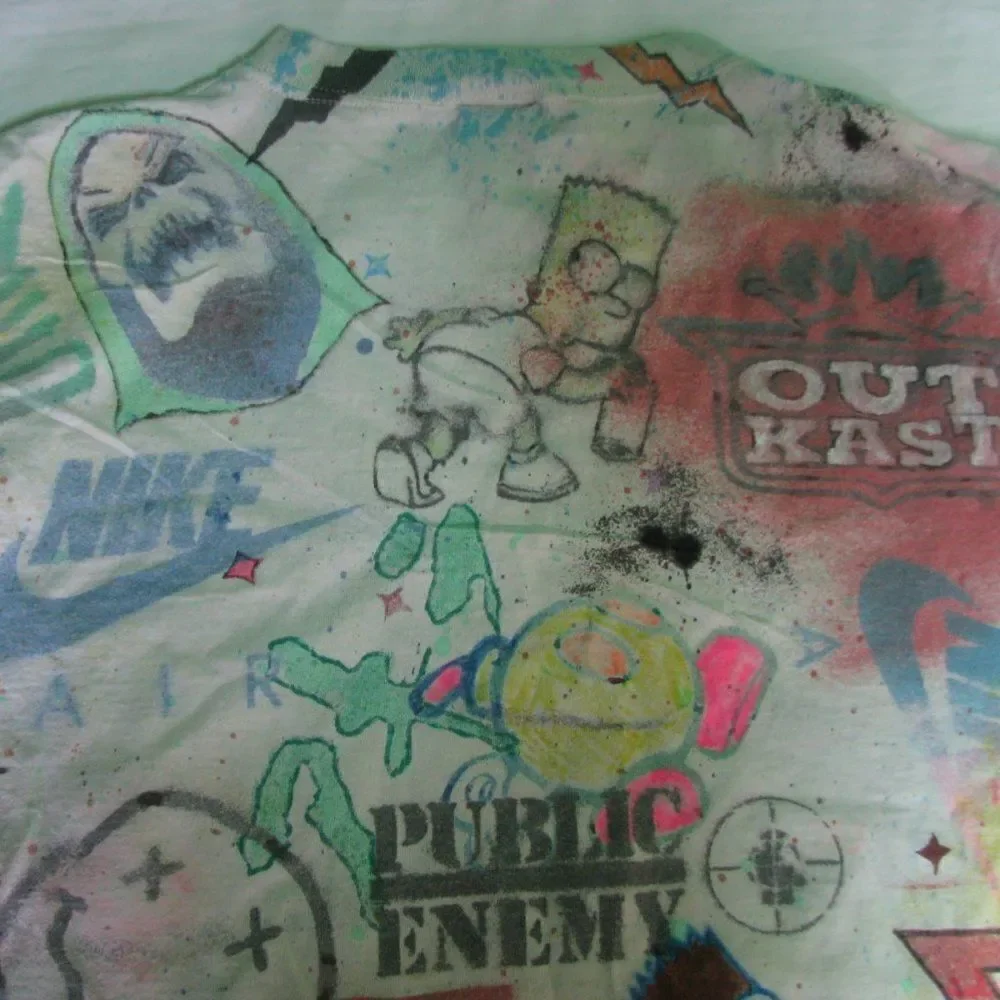 Vintage Eye Drop Hand-Painted Nike Akira Nirvana